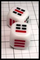 Dice : Dice - 6D - Unknown Dash Dice by I Ching - JA Collection Apr 2024